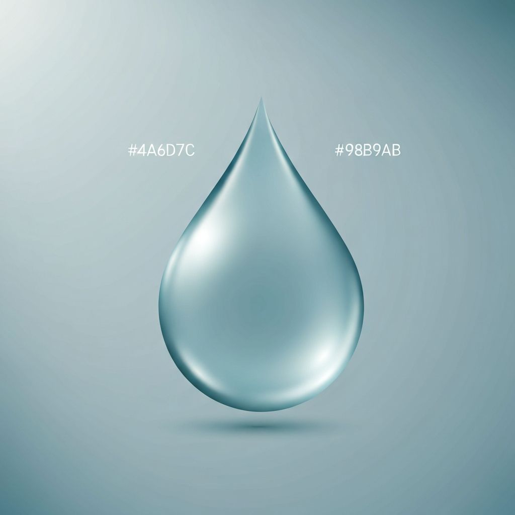 Water and hydration concept